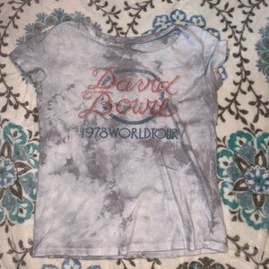 Tie Dye Gray David Bowie Shirt!